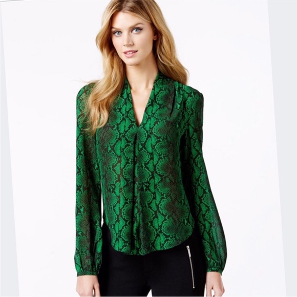 Michael Kors Tops - Michael Kors | Snake Print Blouse